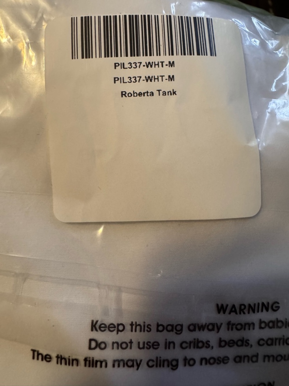 NWT GiGi C Roberta Tank in White Sz S M L - Picture 12 of 12
